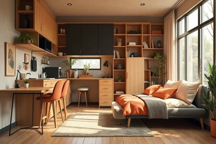 Cozy multipurpose studio apartment