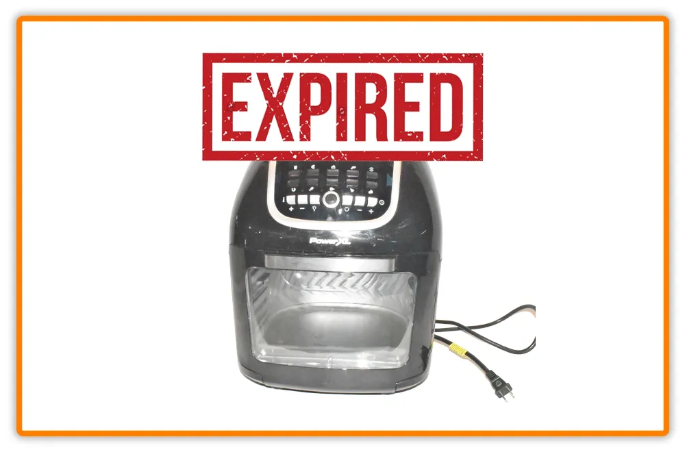 Expired Product Life Expired Product Life of Power XL Air fryer