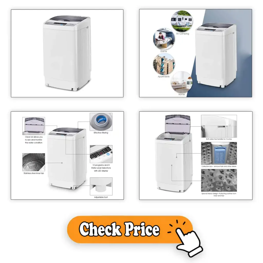 Giantex Full-Automatic Portable Washing Machine