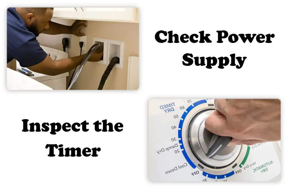 Initial Troubleshooting Steps for Whirlpool dryer not starting