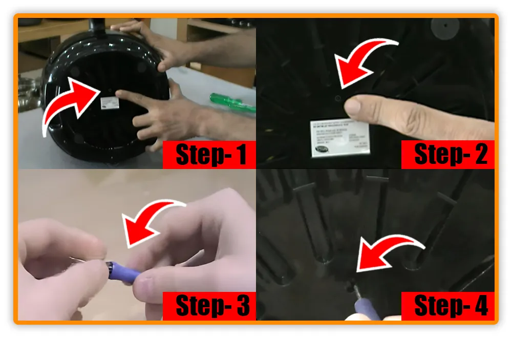Resetting Gourmia Air Fryer Using the Reset Button Resetting Gourmia Air Fryer Using the Reset Button